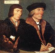 HOLBEIN, Hans the Younger Double Portrait of Sir Thomas Godsalve and His Son John oil painting picture wholesale